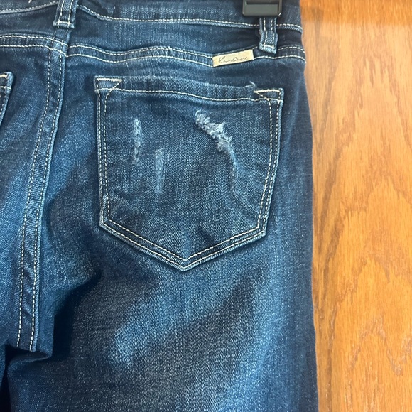 KanCan Dark Blue Distressed Ankle Jeans - Picture 8 of 10